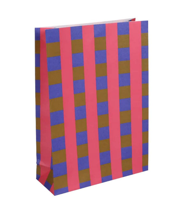 Geschenktüte Weave Grapefruit mit Boden (5er-Pack)