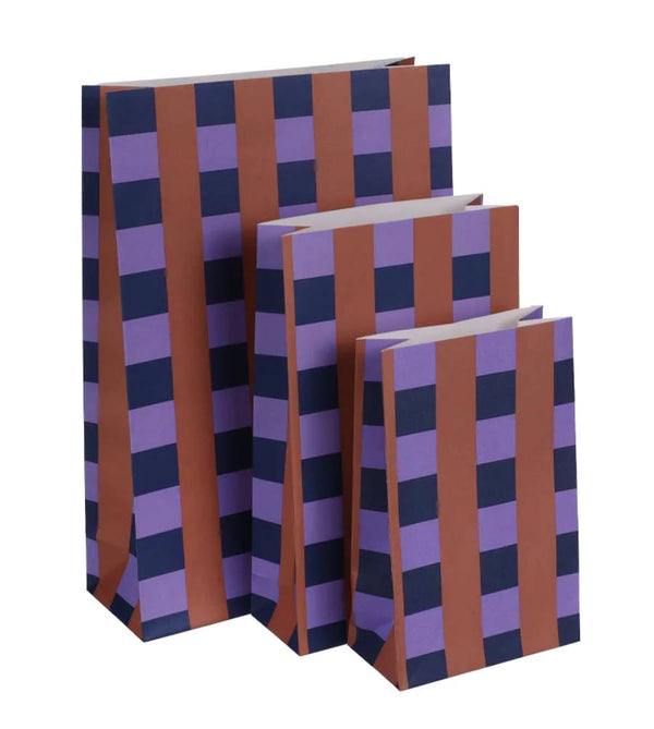 Geschenktüte Weave Liver mit Boden (5er-Pack)