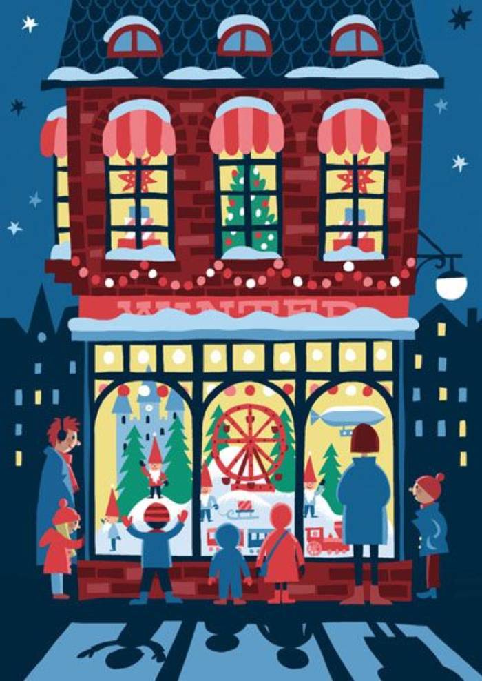 Jouluikkuna Postkarte