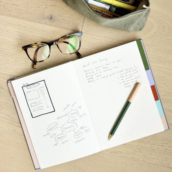 Notebook Divider mit Lineal