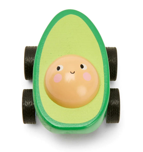Kidoki Fruit-Fun Pullback Car Avocado