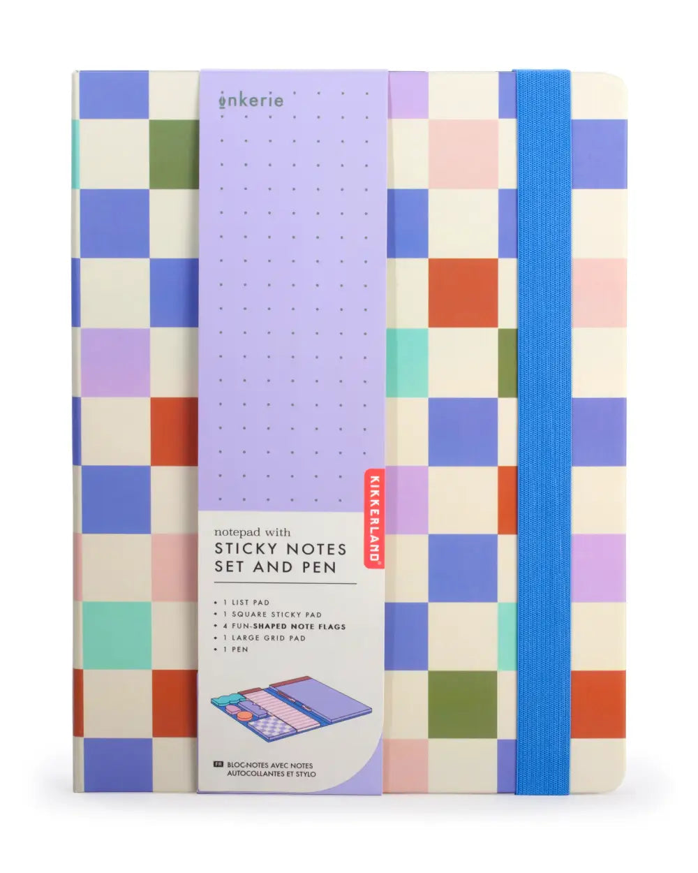 Inkerie Notizblock mit Haftnotizset und Stift