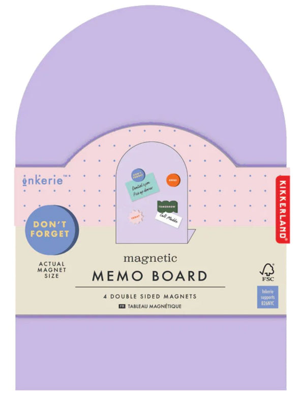 Inkerie Purple Memo Board