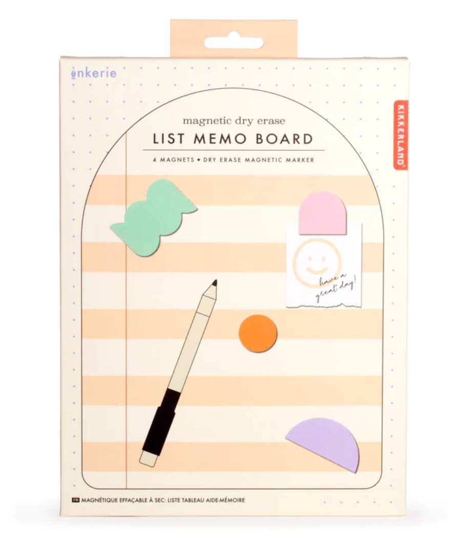Magnetic Dry Erase List Memo Board