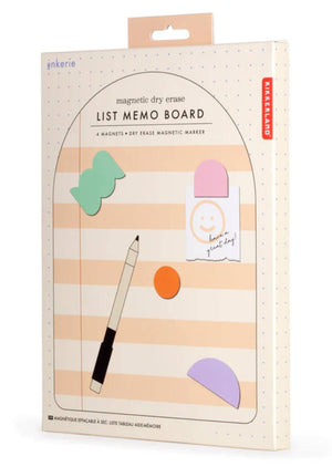 Magnetic Dry Erase List Memo Board