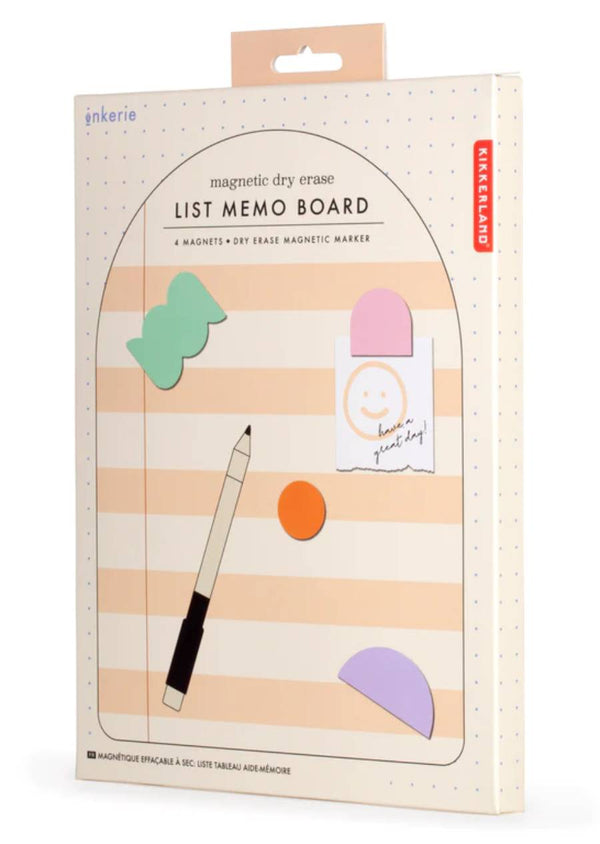 Magnetic Dry Erase List Memo Board