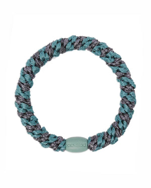 Kknekki Haargummi Mix Teal Steel Grey Glitter