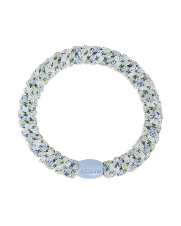 Kknekki Haargummi Mix Baby Blue Glitter