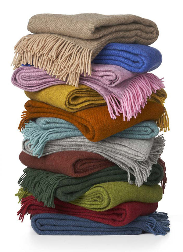 Gotland Wolldecke Bottle Green