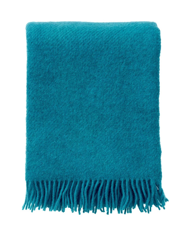Klippan Gotland Wolldecke Teal