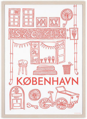 Kopenhagen Poster (50 x 70 cm)