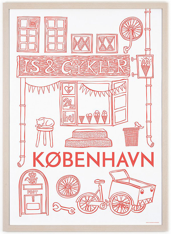 Kopenhagen Poster (50 x 70 cm)