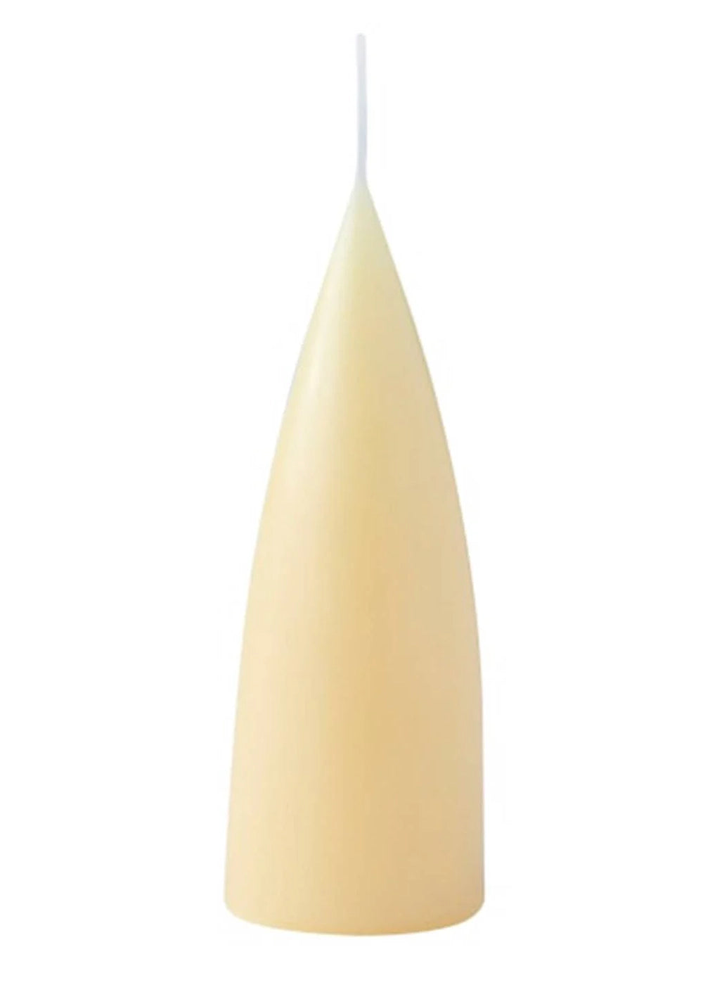 Cone-Shaped Candle Pastel Yellow