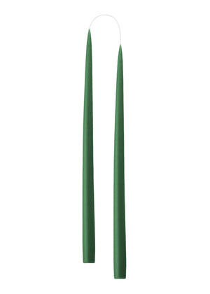 Hand Dipped Candle Bottle Green H35cm (2er Set)