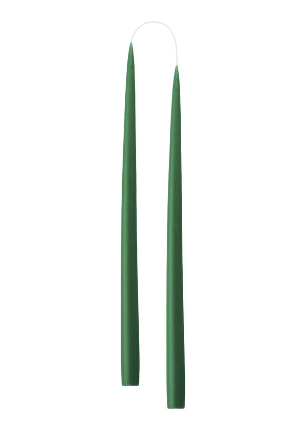 Hand Dipped Candle Bottle Green H35cm (2er Set)