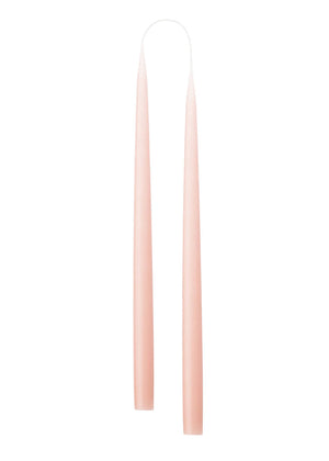 Hand Dipped Candle Old Rose H35cm (2er Set)