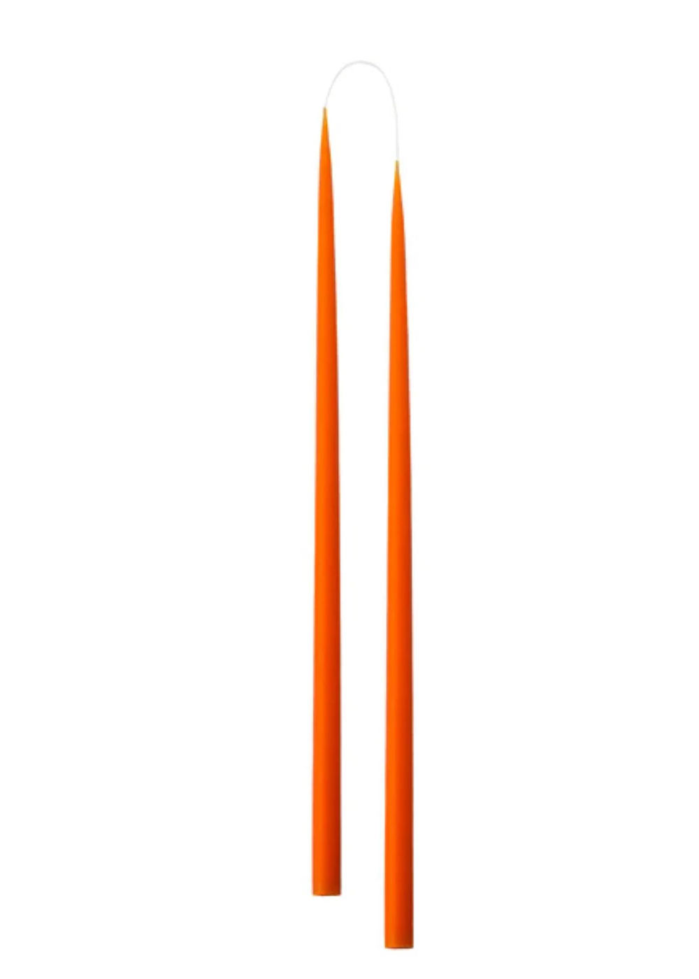 Slim Colored Candle Orange (2er-Set)