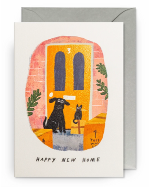 Lagom Design - John Bond Dog & Cat Happy New Home Klappkarte