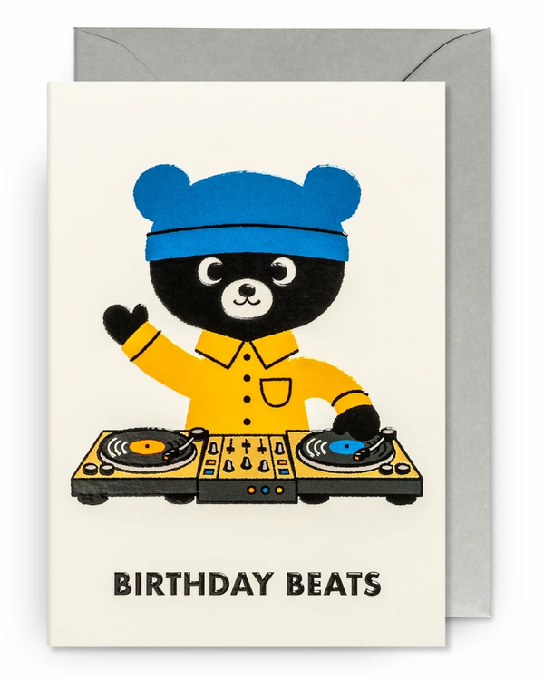 Lagom Design - Toru Fukuda Birthday Beats Klappkarte