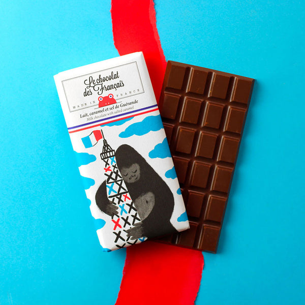 King Kong Milchschokolade mit Karamell & Salz 70g