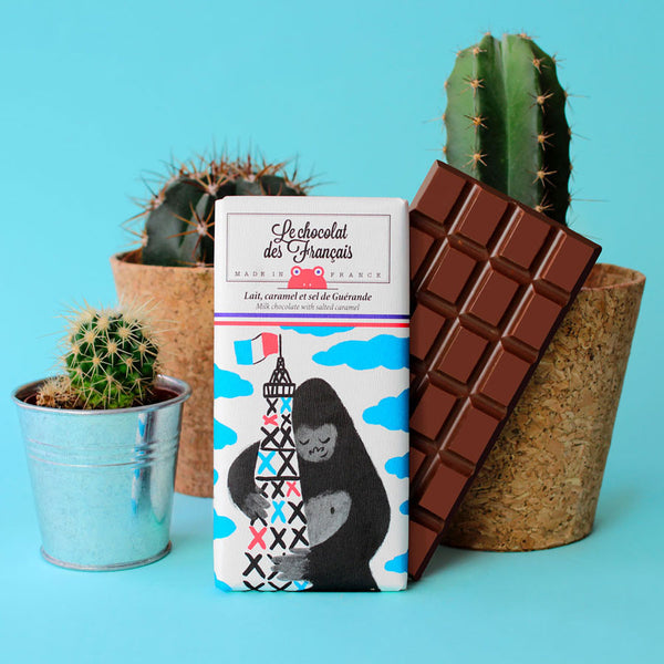 King Kong Milchschokolade mit Karamell & Salz 70g