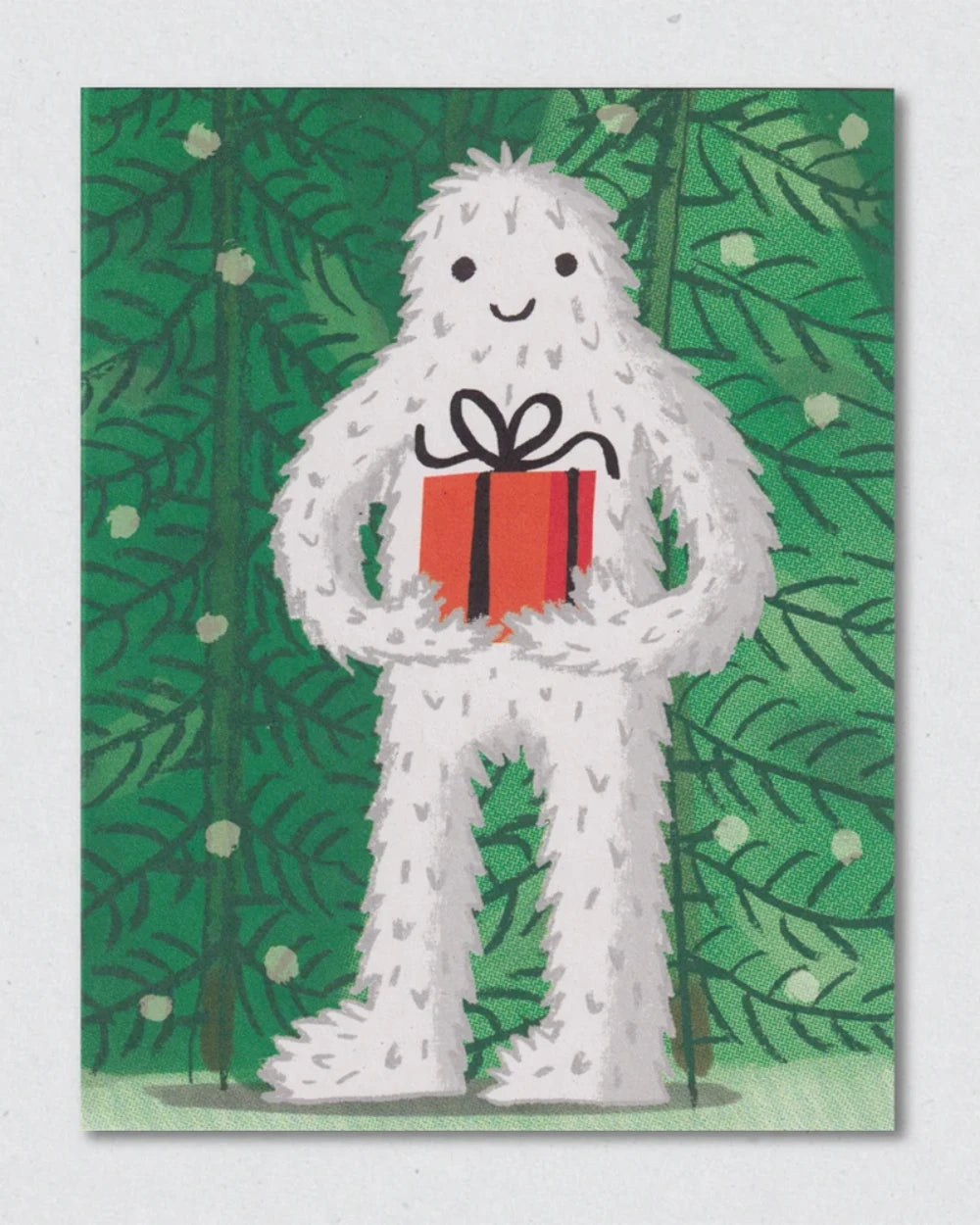 Abominable Snowman Klappkarte