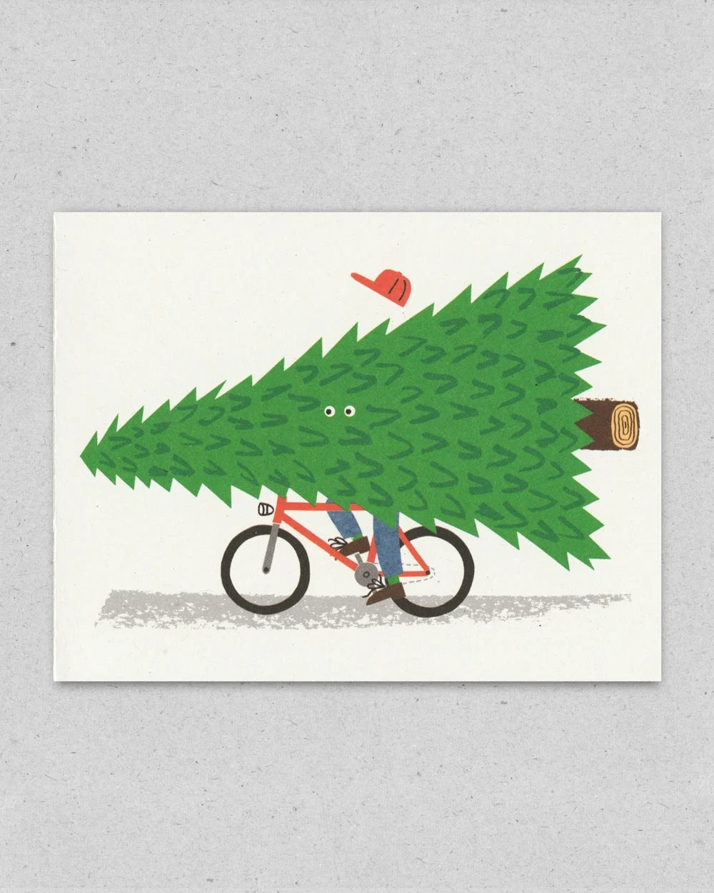 Seasonal Cyclist Klappkarte