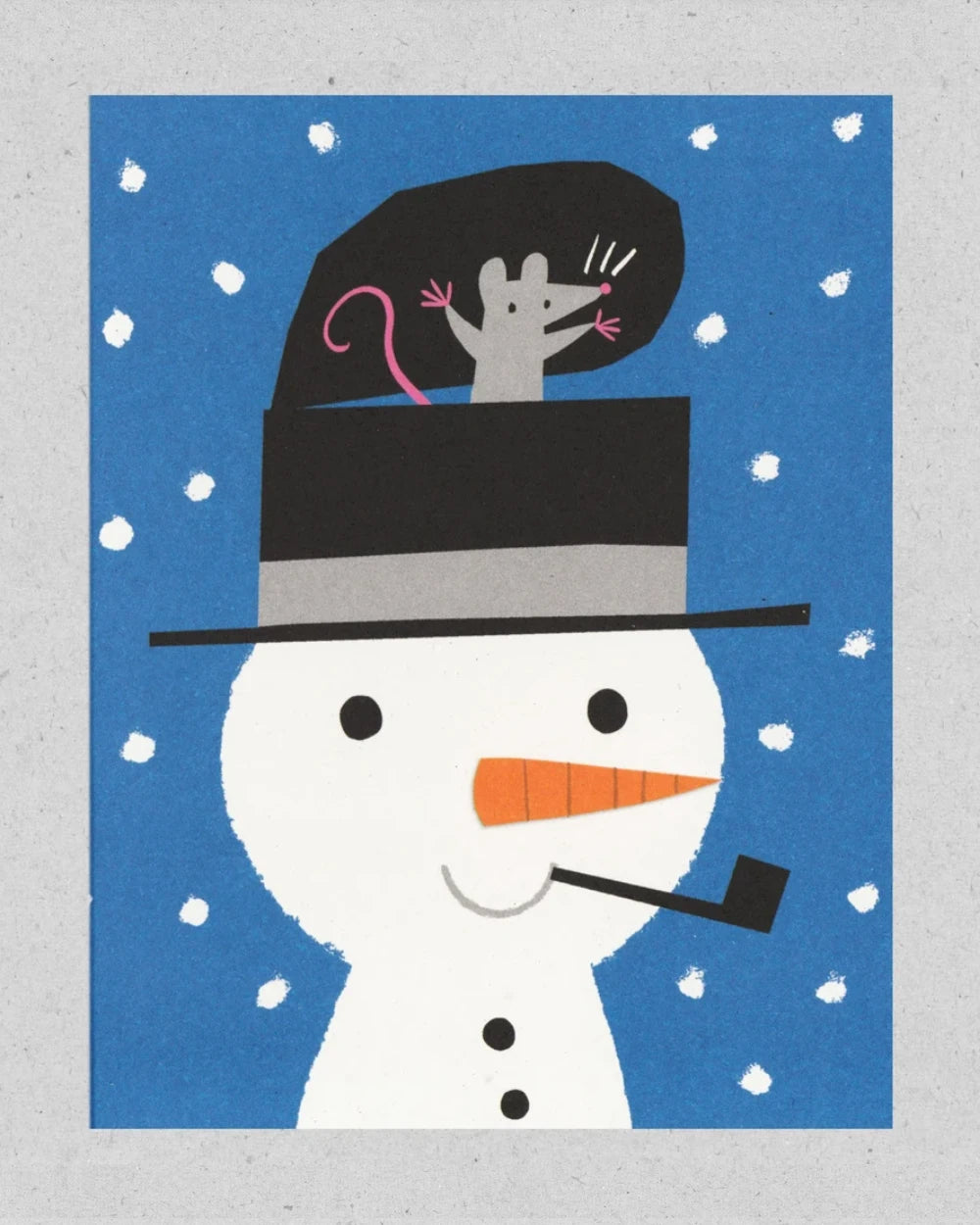 Snowman Surprise Klappkarte