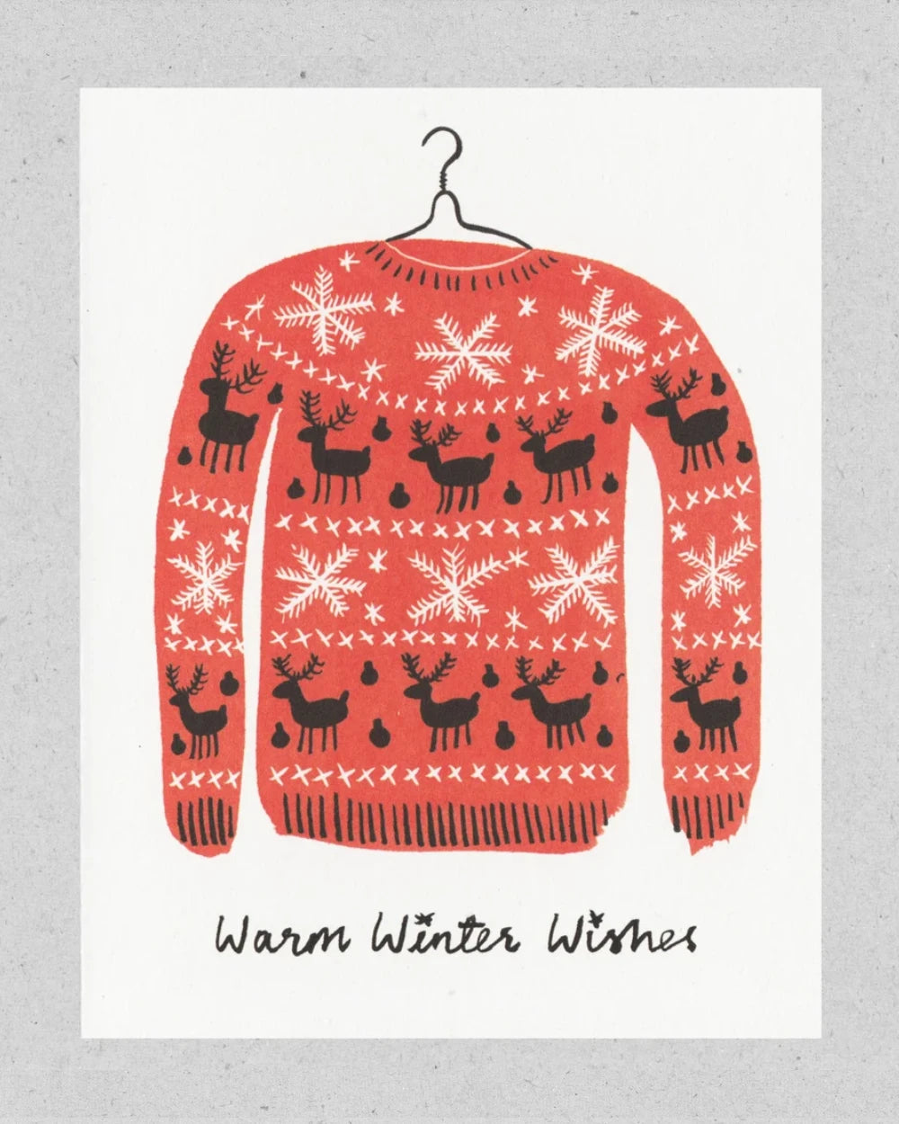Warm Winter Wishes Klappkarte