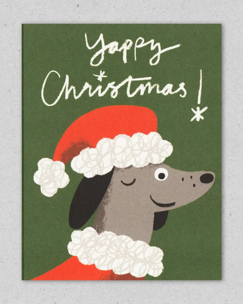 Yappy Christmas Klappkarte