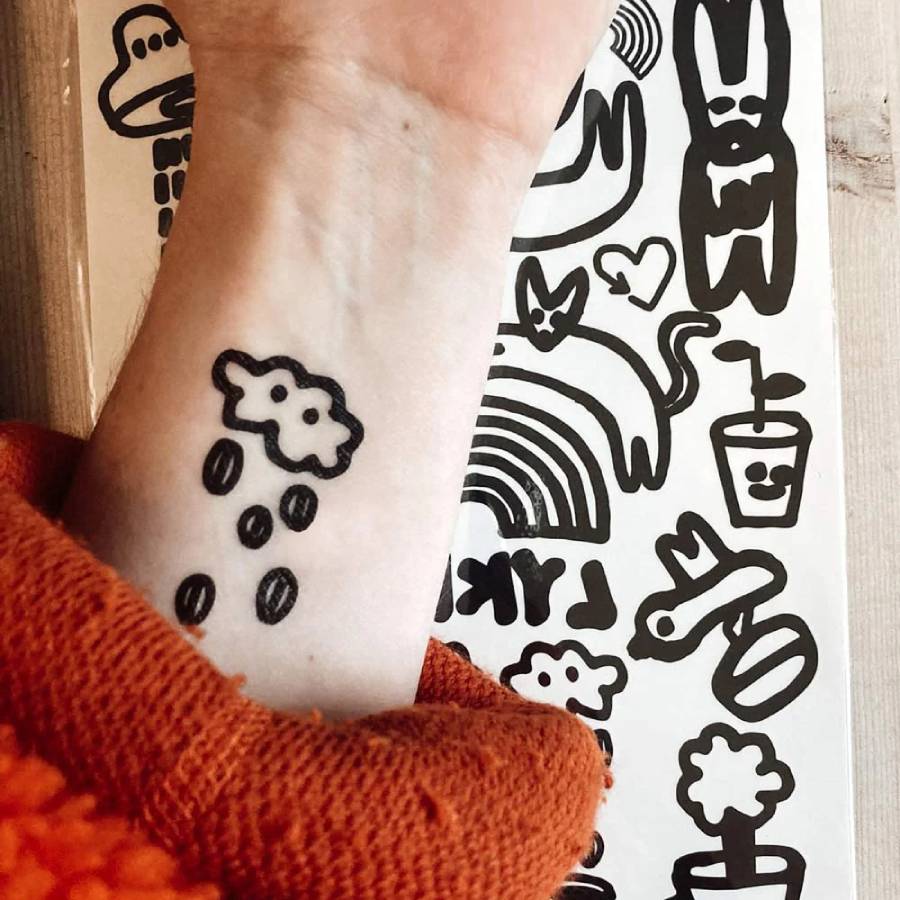 Lykke Gnuggis Temporary Tattoos