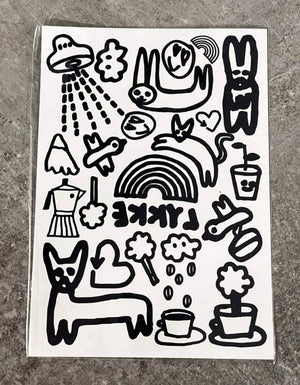 Lykke Gnuggis Temporary Tattoos