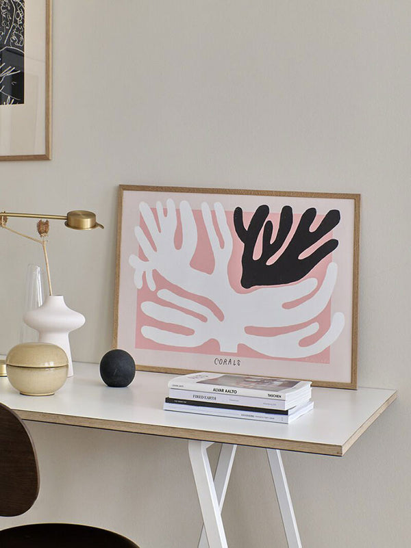 Black and White Coral Poster (50x70cm)