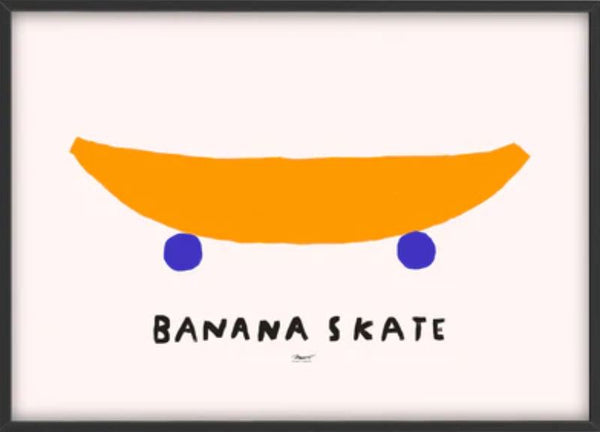 Banana Skate Print (30x40cm)