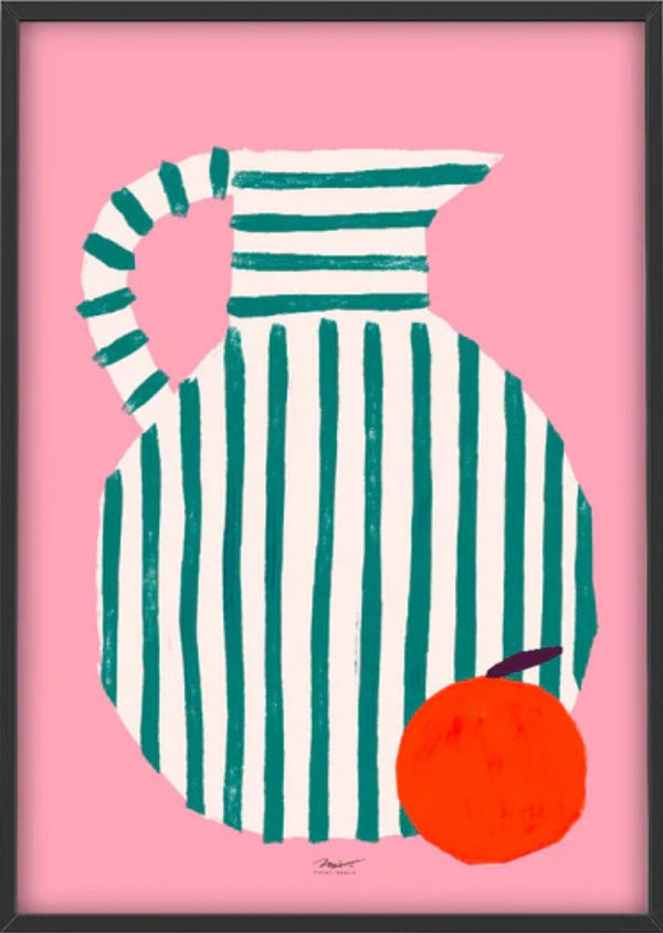 Striped Vase Poster (70x100cm)