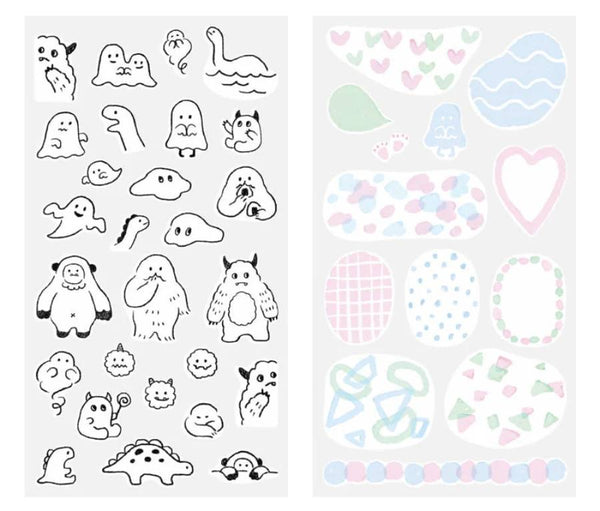 Sticker Two Sheets Monster