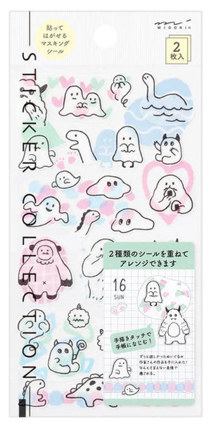 Sticker Two Sheets Monster