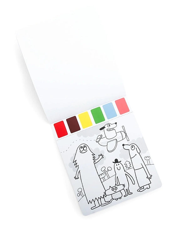 Moulin Roty - Schmouks Ausmalbilder mit Wasserfarben