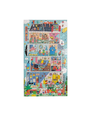 Moulin Roty - Bei den Schmouks Puzzle (500 Teile)
