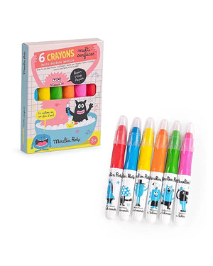 Moulin Roty - Schmouks 6 Multi-Surface Stifte