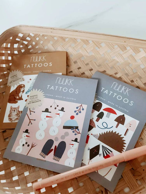 Vegane Tattoos Herbstspaß by Anna Katharina Jansen