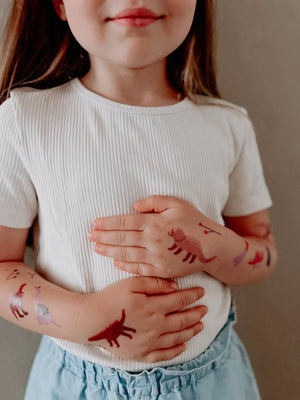 Vegane Tattoos Dino Crew by Anna Katharina Jansen