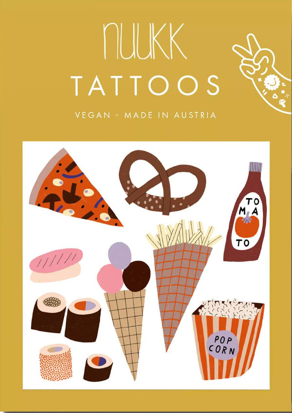 Vegane Tattoos Fastfood by Anna Katharina Jansen