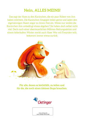 Meins! Der Hase, der nicht teilen wollte