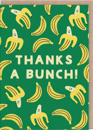 Thanks A Bunch Banana Klappkarte