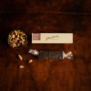 Karamellriegel in Schokolade Pistazie & Meersalz (38g)