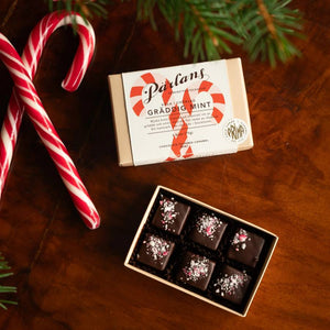 Schoko Karamell Pralinen Gräddig Mint (6er Box)