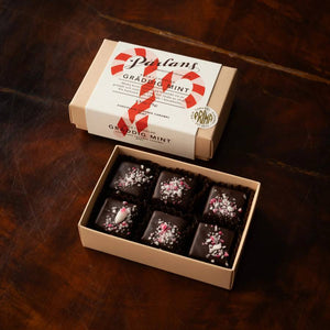 Schoko Karamell Pralinen Gräddig Mint (6er Box)