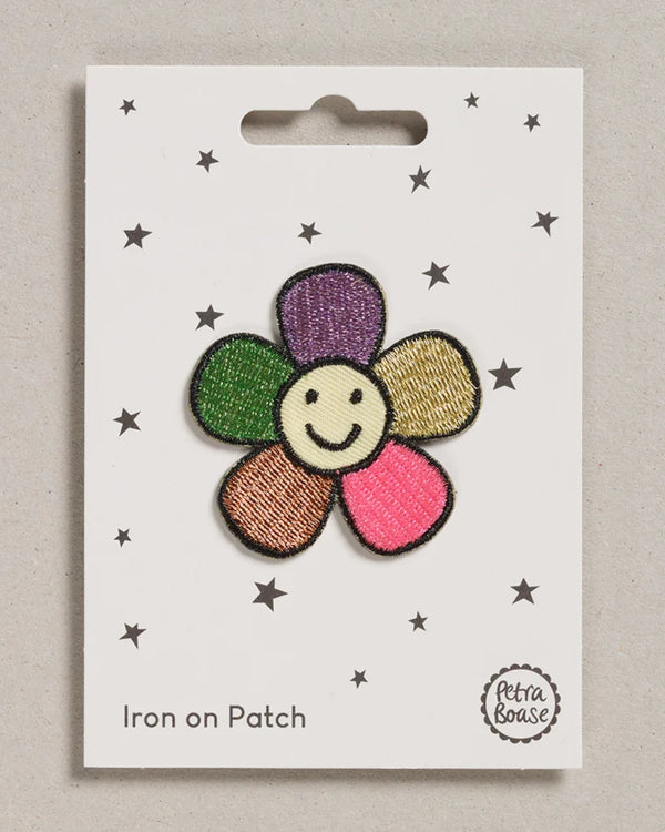 Happy Flower Aufnäher (zum Aufbügeln)