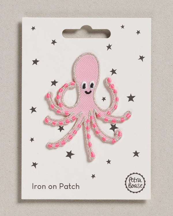 Pink Octopus Aufnäher (zum Aufbügeln)